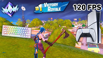 Fortnite Unreal Ranked Reload On PS5 Slim | Keyboard & Mouse Gameplay | 120 FPS | 4K