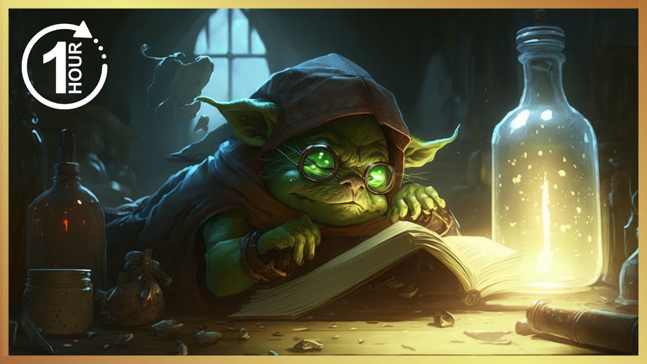 Dungeons & Dreams: Sleepy Snoring Goblin's Arcane Laboratory + Rain & Thunder Sleep Aid