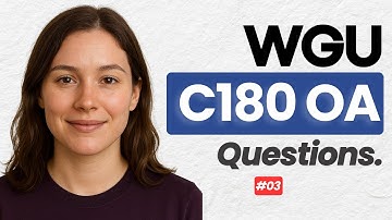 WGU C180 OA – Must-Know Q&A for Exam Success