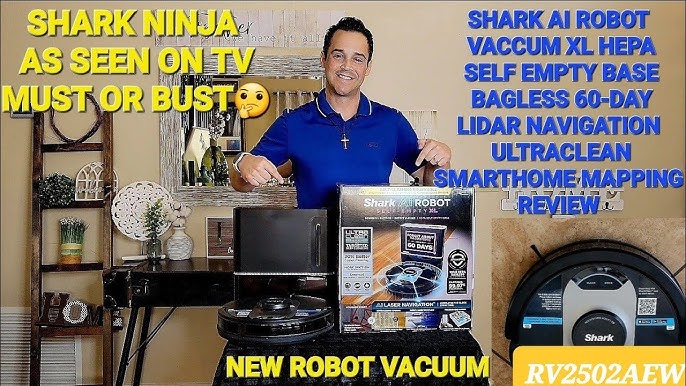 Shark AI Self Empty XL - Robot Vacuum REVIEW - LIDAR! - YouTube