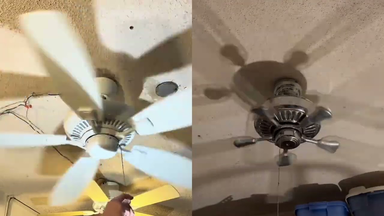 Kichler Canfield VS Hampton Bay Cameron II Plus ceiling fan