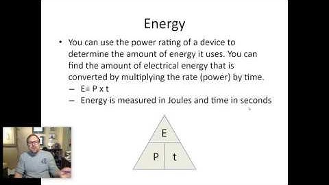 D4 - Measuring Energy Input/Output and Efficiency