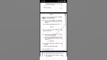 Solid state physics m.sc 2nd sem. qus. paper