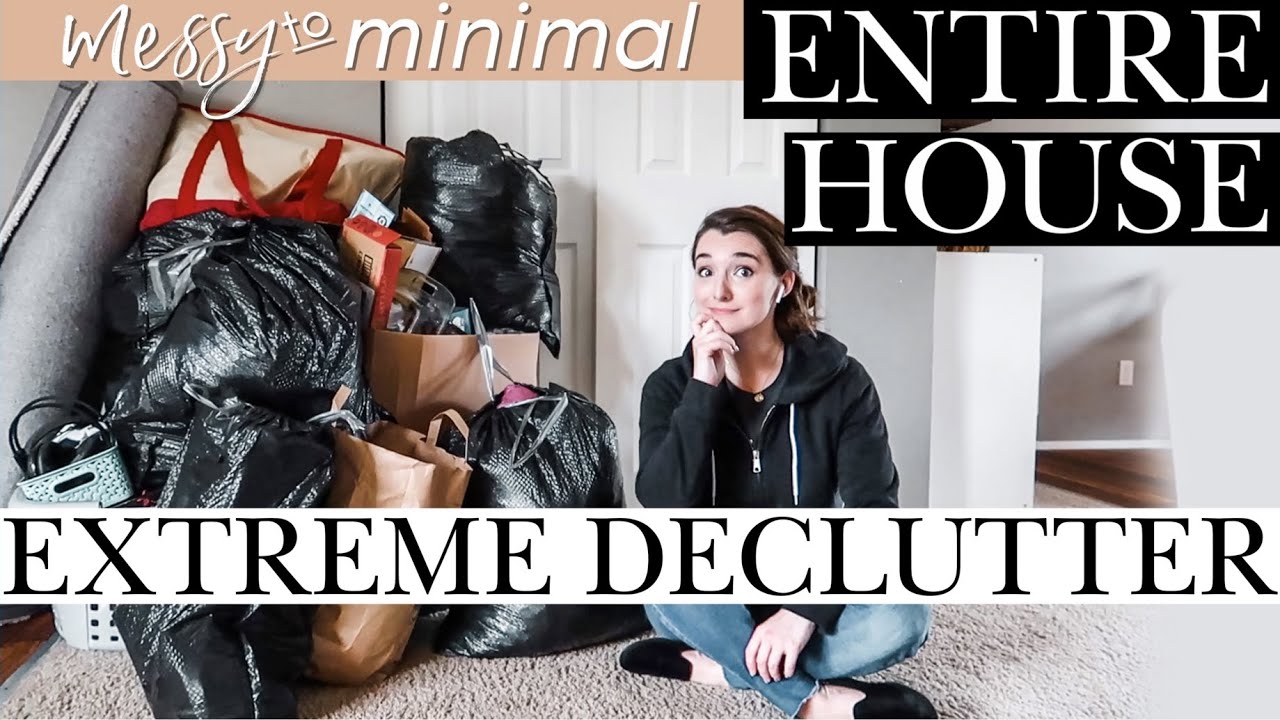NEW! ENTIRE HOUSE DECLUTTER WITH ME BEFORE THE HOLIDAYS!🎄 Minimal Mom ...