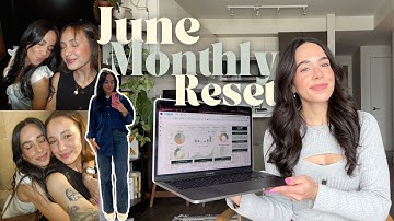 JUNE MONTHLY RESET 🌞 May spending, budget with me, goal setting, favorites
