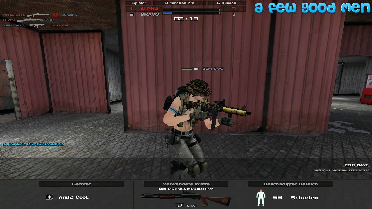 Combat Arms A FeW GooD MeN vs  -HooniqaN-