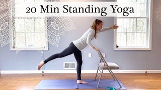 20 MINUTE STANDING YOGA FOR SENIORS AND BEGINNERS