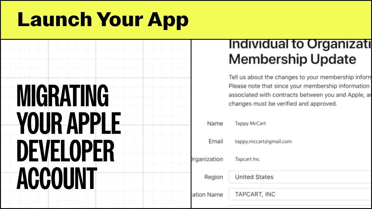 Migrating Your Apple Developer Account YouTube Migrating Your Apple Developer Account YouTube