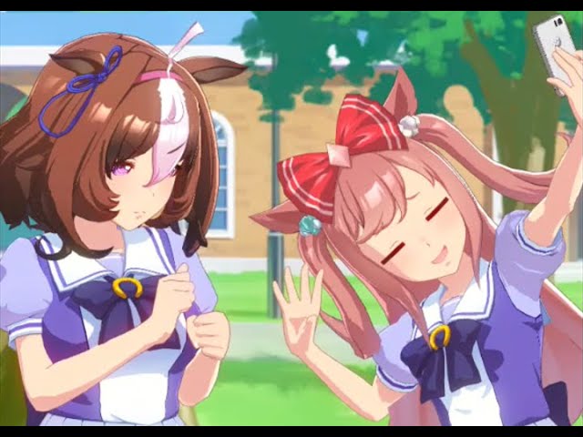 ドトウに抱きつかれて昇天するデジたん ウマ娘 メイショウドトウ 育成イベント Youtube