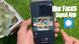 How To Blur Faces While Sending Photos in Signal App screenshot 1