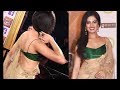 Roshni Sahota Hot In Backless Saree At Indian Telly Awards 2017 --  BOLLY CHUNK