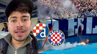 Kroatiens Derby eskaliert 🇭🇷🔥 BBB-Banner brennt 😳 | Dinamo Zagreb vs. Hajduk Split | Stadionvlog 