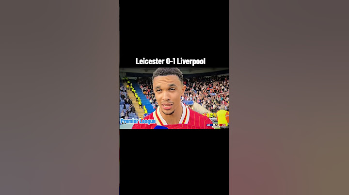 Leicester 0-1 Liverpool// Trent post-match #liverpool #premierleague #fyp