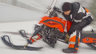 SNOWMOBILE IRBIS DINGO T150 DISASSEMBLY AND ASSEMBLY | Backstag
