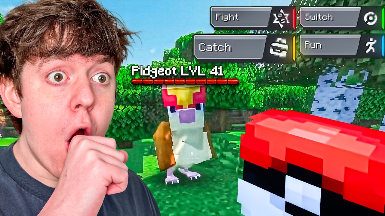 Catching Pokemon in Minecraft! | Cobblemon - YouTube