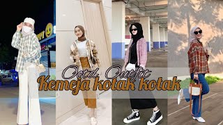 INSPIRASI OOTD HIJAB KEMEJA KOTAK-KOTAK