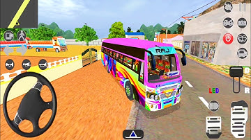 Kollam Luxury Bus Driving in Bus Simulator Real - #74 Android Gameplay Videos | Indian Bus Games 3D
