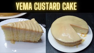 Yema Custard Cake without oven and mixer with recipe | NO BAKE | BUSINESS/ NEGOSYO | Nhaj kitchen