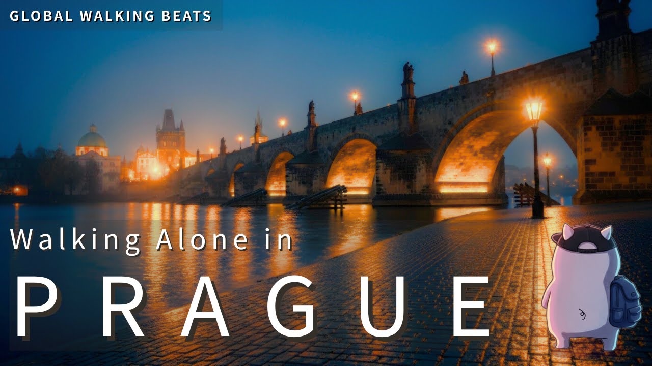 Walking Alone in Prague at Night – Gothic Gold Lo-fi / Jazz Beats