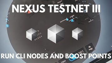 NEXUS TESTNET 3 NODE || How to set up Mintair and Rapid Nodes CLI and max points(Step by Step guide)