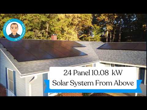 Jp's Random Projects - My Solar Array - View From Above #solar #solarenergy #solarpower