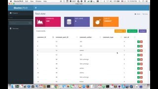 ElectroCRUD - OpenSource MySQL CRUD App