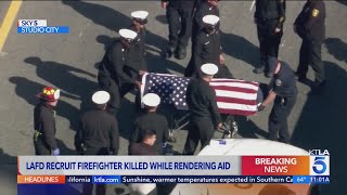 LAFD recruit firefighter killed while rendering aid on 101 Freeway
