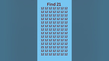 can you find 21 in 5 seconds? #wordpuzzlegame #game #mathematics #mindbendingquiz #puzzle