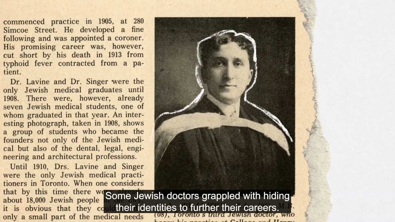 Celebrating Jewish Canadian History: Canadian Jewish Medical History
