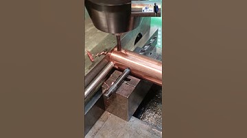 Copper works #music #machine #turning #welding #cncturning #automobile #cnc #tools