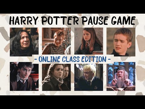 HOGWARTS ONLINE CLASS EDITION | HARRY POTTER PAUSE GAME