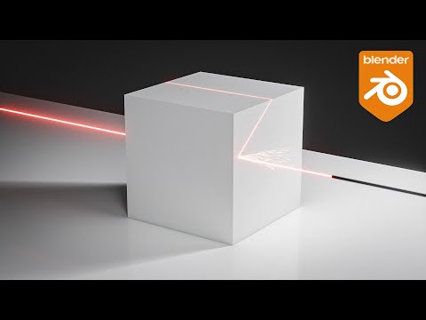 Cut Anything With Lasers In Blender!