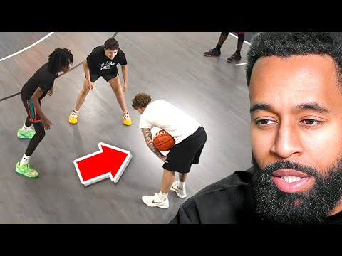 NCAA D2 Hooper vs 10 High Schoolers (1v1)