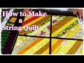 How to Make a String Quilt From Your Scrap Stash (Quilting Tutorial)