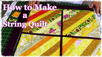 How to Make a String Quilt From Your Scrap Stash (Quilting Tutorial)