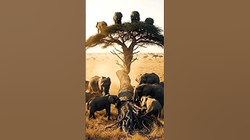 CAN ELEPHANTS CLIMB TREES? #Shorts