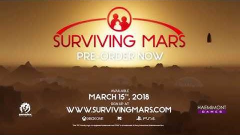 Surviving Mars - First official gameplay trailer - Xbox One X 2018
