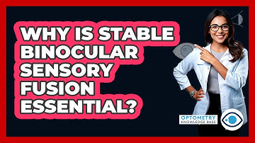 Why Is Stable Binocular Sensory Fusion Essential?