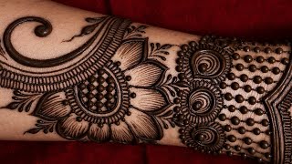 Modern flower mehndi design front hand ll stylish floral mehndi designs simple easy mehndi design