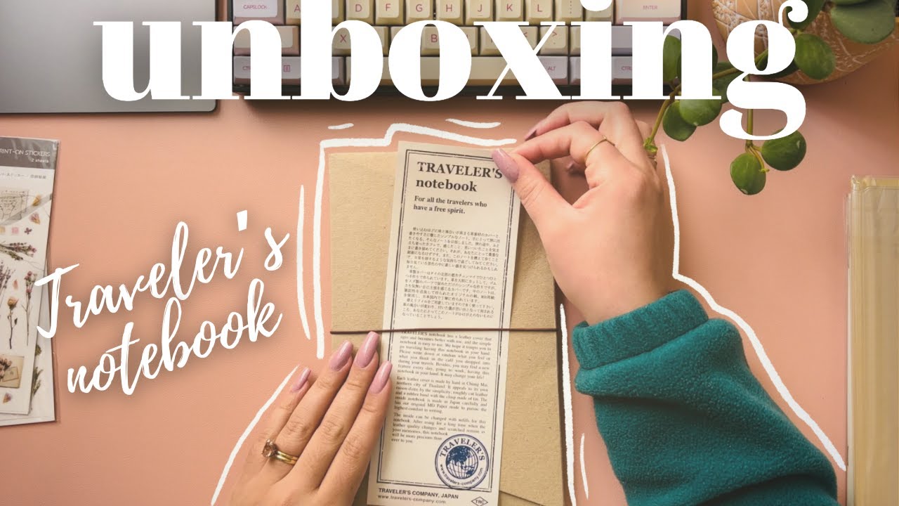 Traveler's Notebook Unboxing & Set Up | Midori Traveler's Company