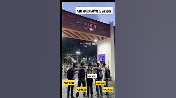 me after mhtcet result | PICT Pune Top MHT CET College in Pune #shorts #viral #mhtcet #cet #pict