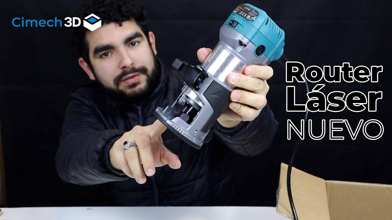 Unboxing PRODUCTOS NUEVOS – Router Katsu 710W, Módulo diodo láser 40000mW –  Cimech 3D - YouTube