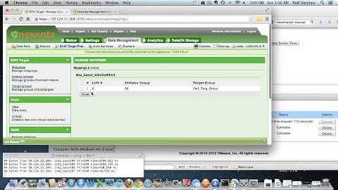 SwiftStor Cluster Demo iSCSI failover with Nexenta on Cisco UCS