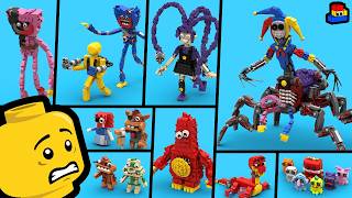 Celebrity LEGO Poppy Playtime 5: Building EVERY Character Net Worth