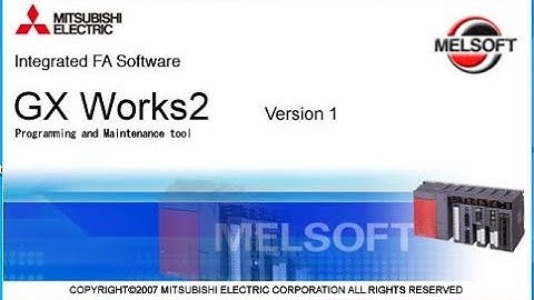Mitsubishi PLC Software GX Works2 Installation on Windows 10