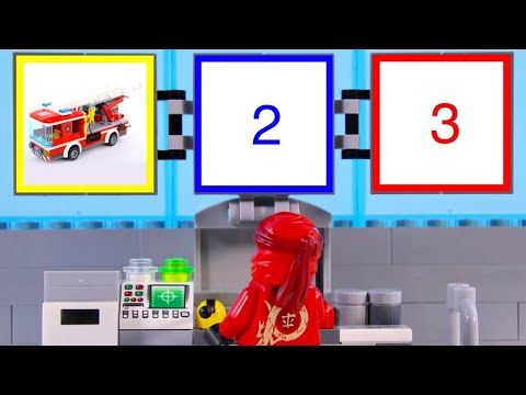 LEGO Experimental Vehicle Fire Truck STOP MOTION LEGO Ninjago Kai Builds Truck | LEGO | Billy Bricks. 