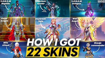 HOW I GOT 22 SKINS FROM PHASE 1 OF THE ASPIRANTS 4.0 EVENT