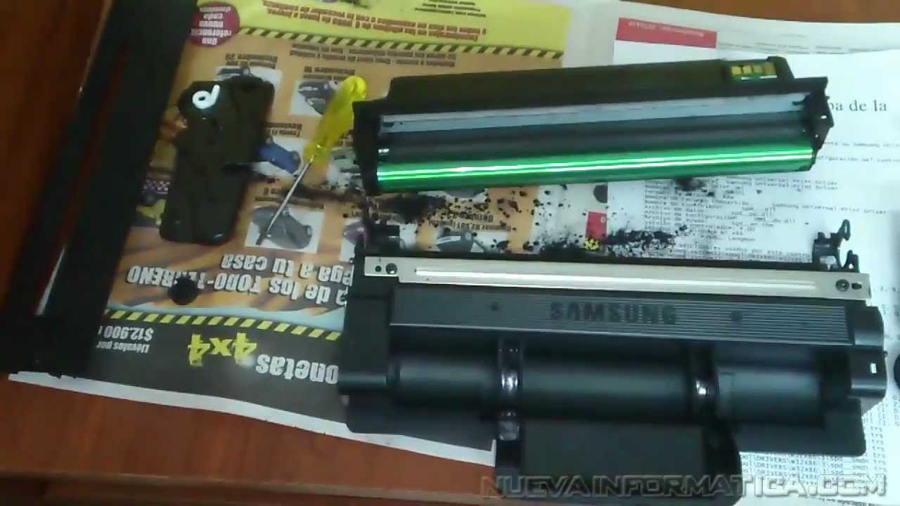 Recarga  Toner Samsung D205L  impresoras scx 4833, ml3310