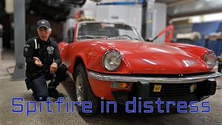 Triumph Spitfire in distress