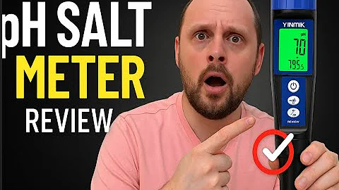 pH Salt Meter Test! YINMIK 6 in 1 Kit Shocking Results! Link in description 👇